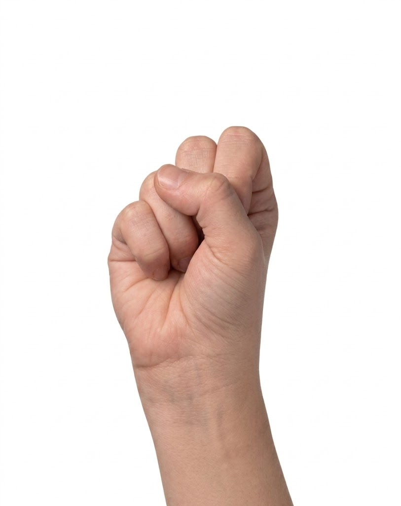 ASL sign for S