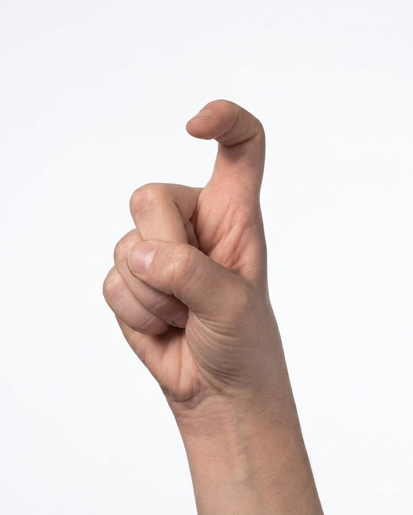 ASL sign for X